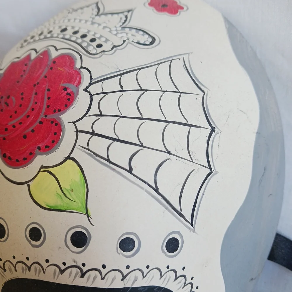 Day Of The Dead Mask De Los Muertos Half Mask Rose